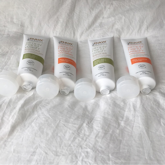 Simply Hand Wash RAW SUGAR Lot of 4 Cold Pressed Raw 2 Kind Vegan Sensitive Skin - Picture 8 of 9